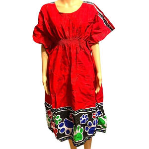 Vintage Boho Y2K Spring Summer Comfortable Women Fashion Dress Size M/L